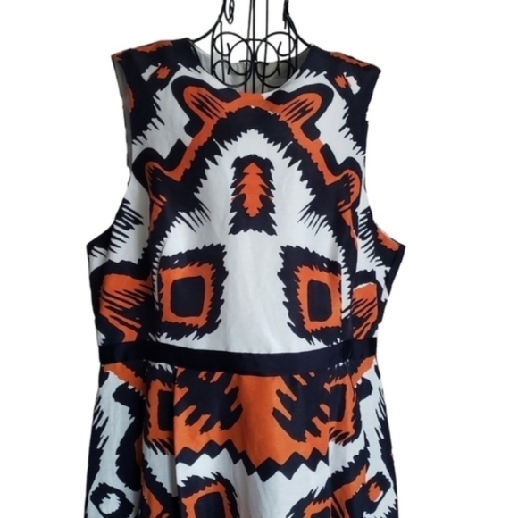 L.K. Bennett Printed Andrea Midi Dress, Size 14 - Picture 5 of 12